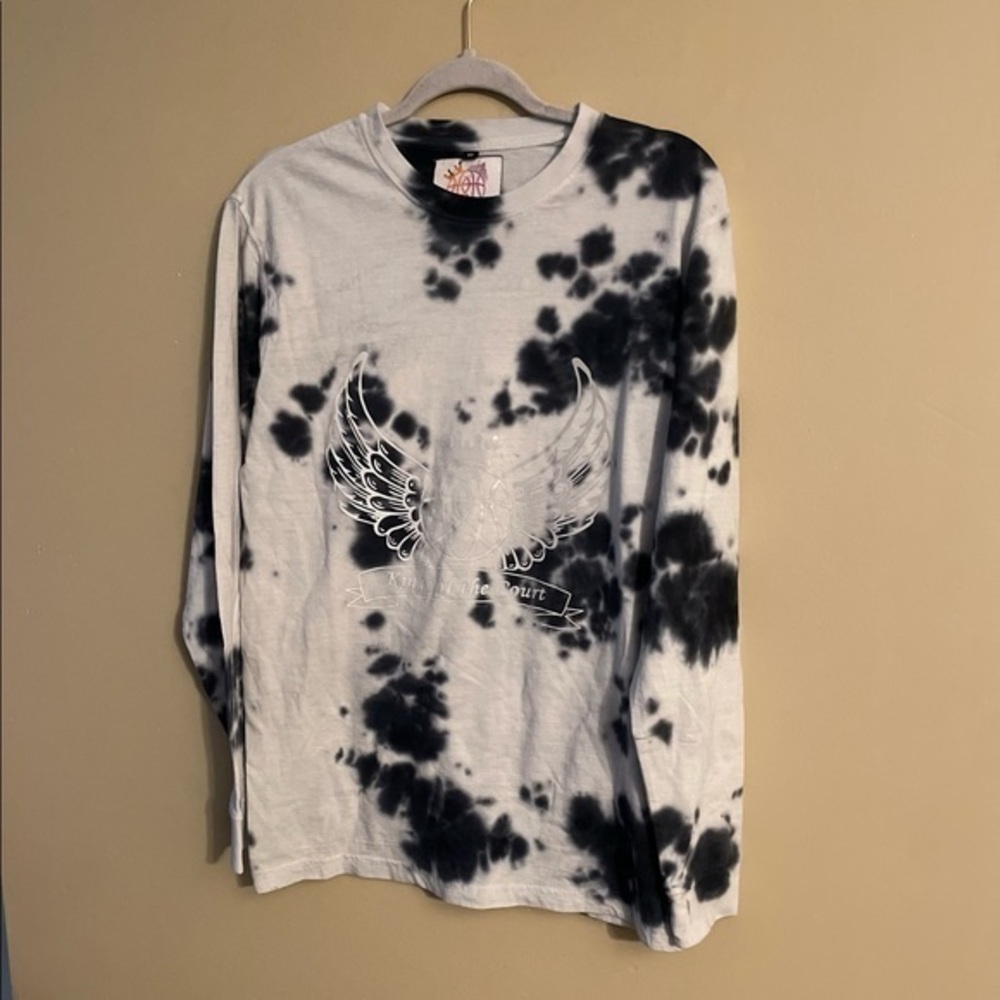 Kings and Queens of the Court Tie Dye Long Sleeve King of the Court Tee Medium